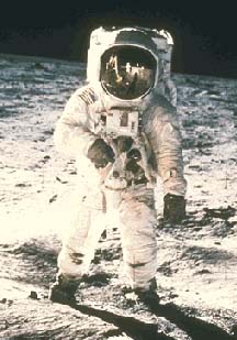  NASA AS11-40-5903. Man on the Moon