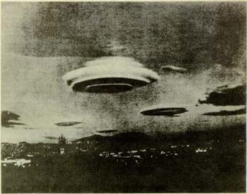 Корабли «пришельцев»? Увы, просто облака, сфотографированные в Бразилии  (1969 г.)